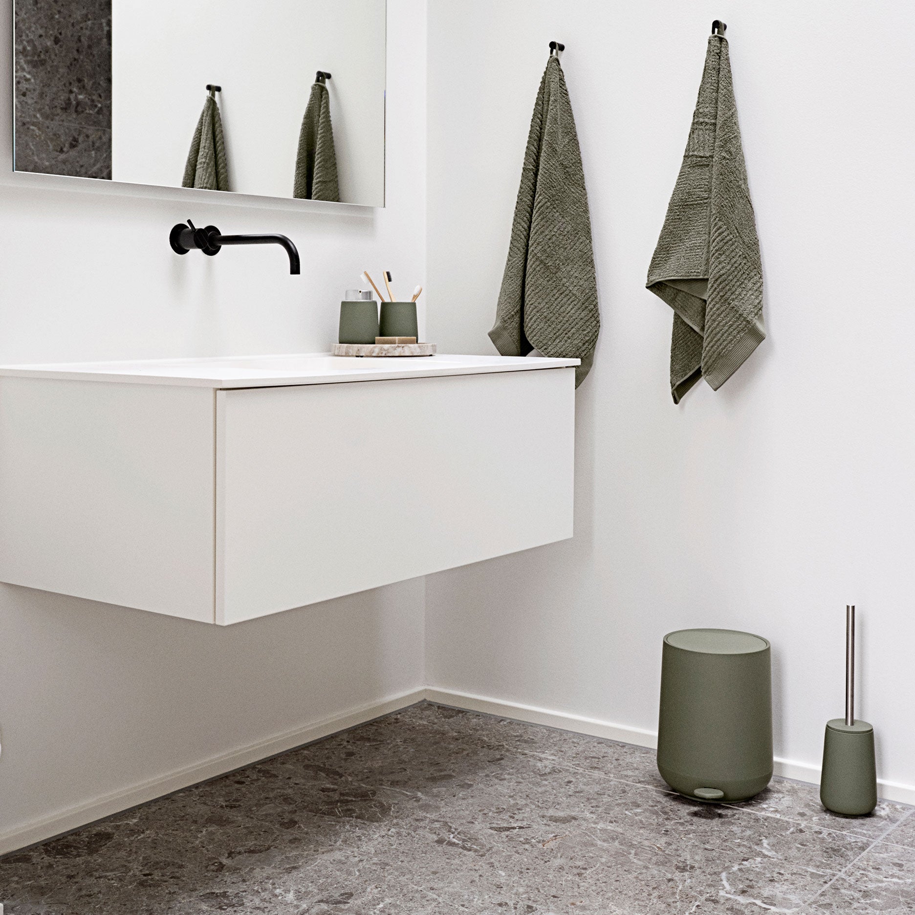 Nova pedalspand 3 L olive green